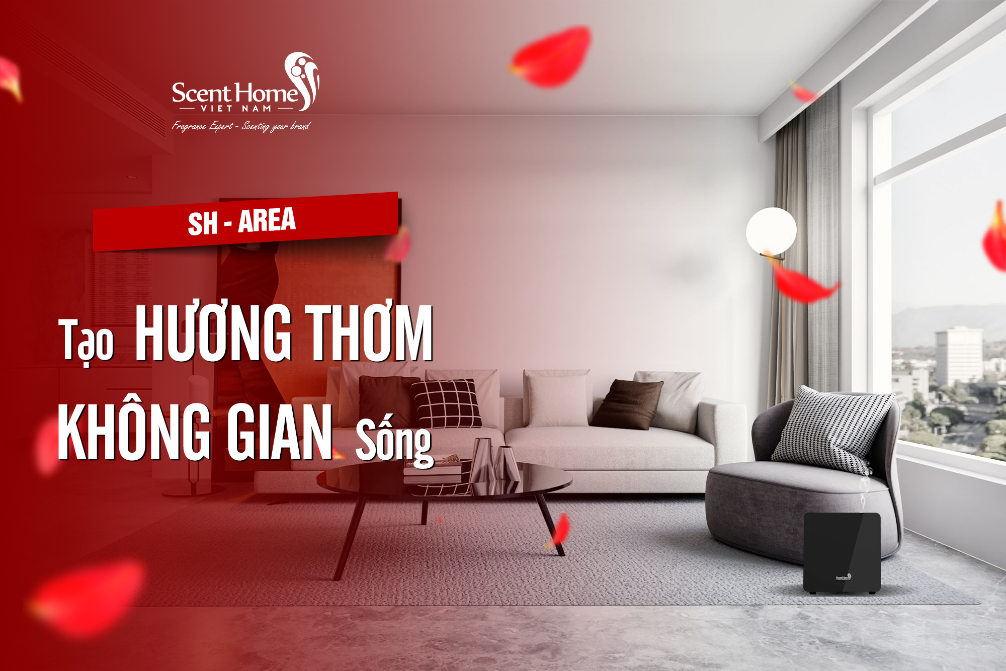 MÁY TINH DẦU CAO CẤP SH-AREA | TẠO HƯƠNG THƠM MỘT CÁCH CHUYÊN NGHIỆP