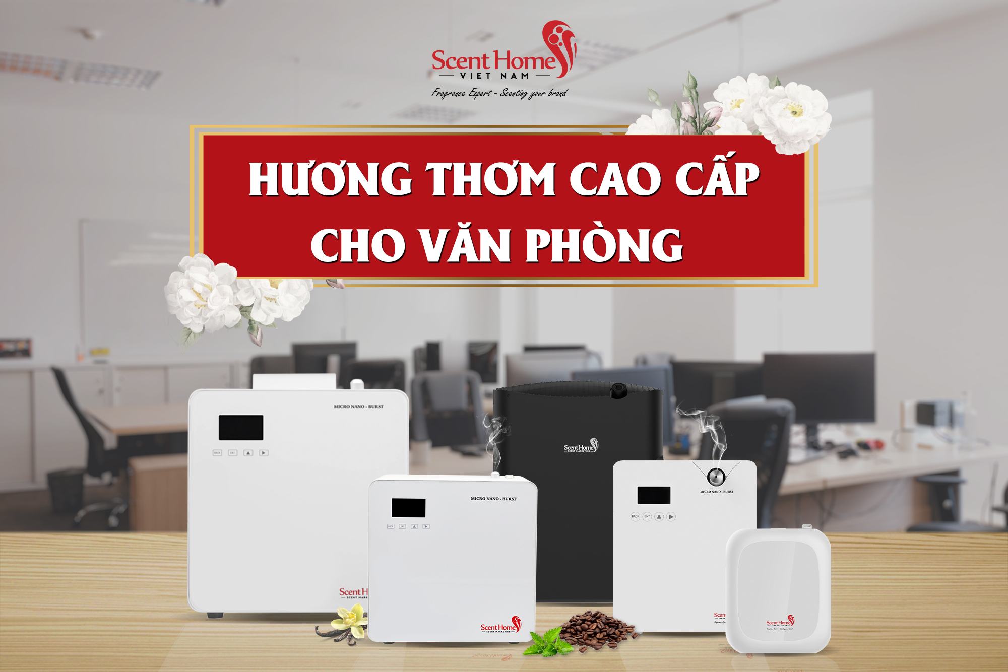 HƯƠNG THƠM CAO CẤP CHO VĂN PHÒNG