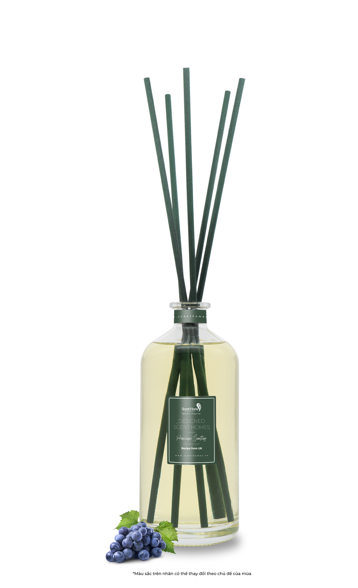 Que mây tán hương nho Grape