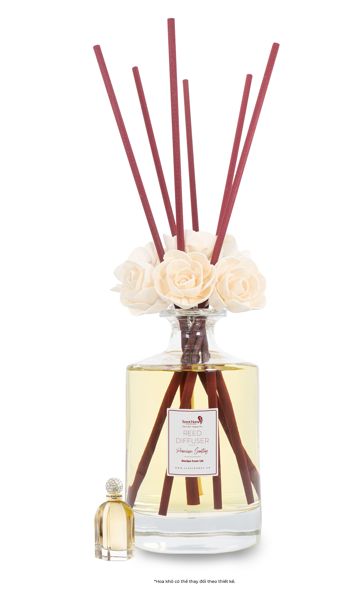 Que mây tán hương nước hoa Balenciaga