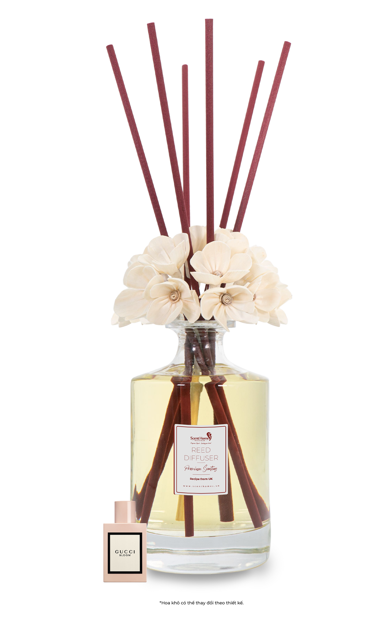 Que mây tán hương nước hoa Gucci 