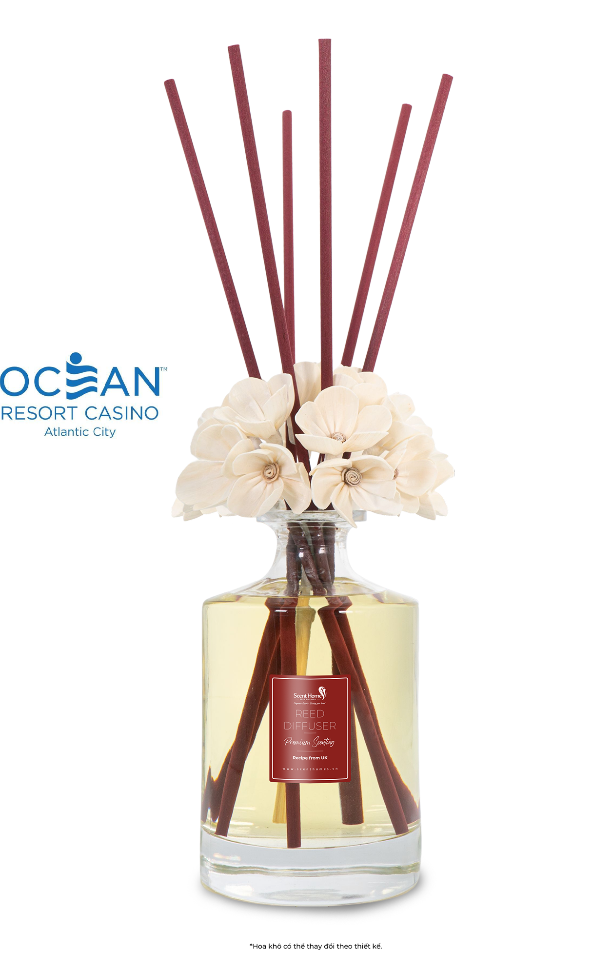 Que mây tán hương đại dương Ocean Hotel