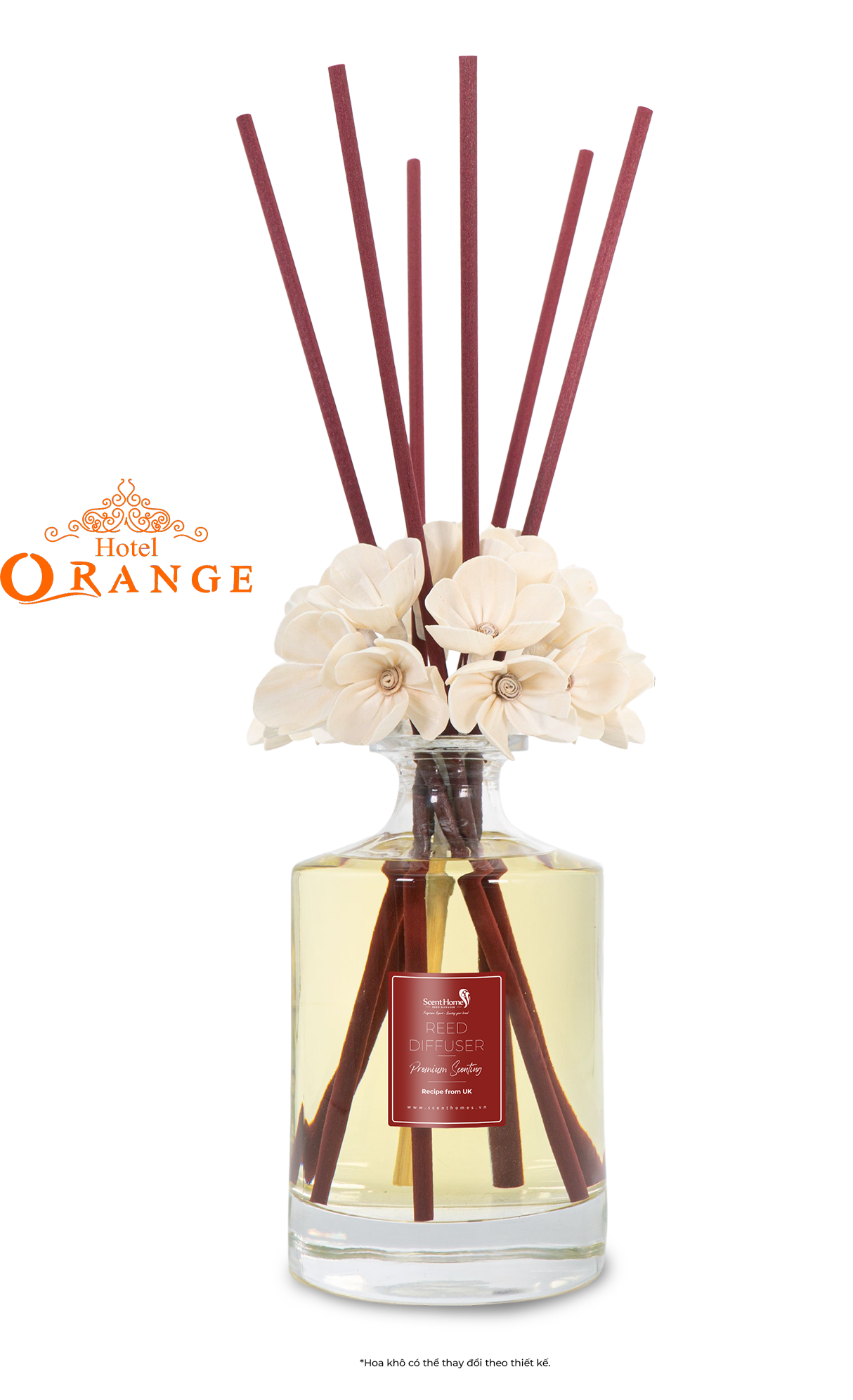 Que mây tán hương khách sạn Orange Hotel