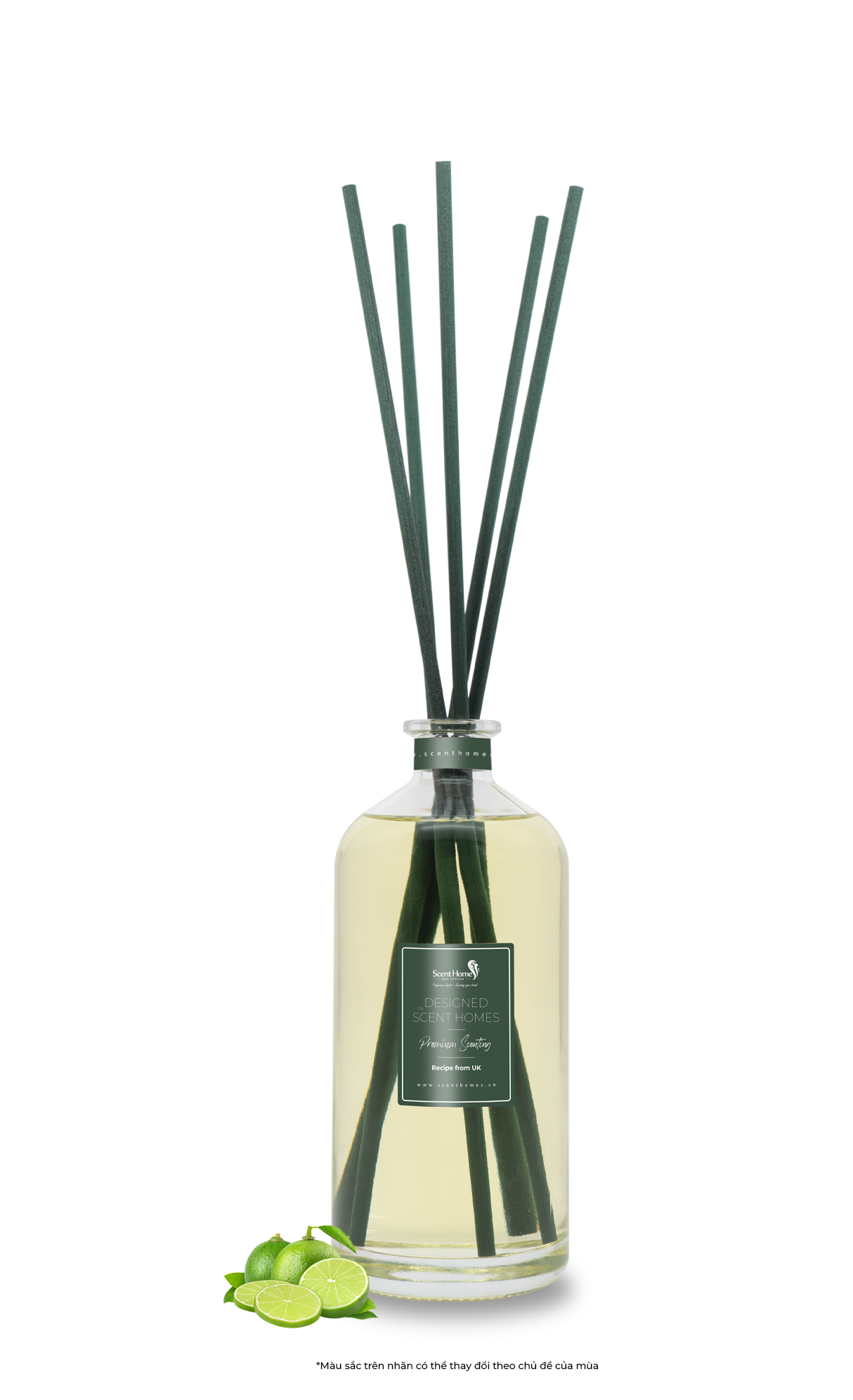 Que mây tán hương tự nhiên Lemon Grass