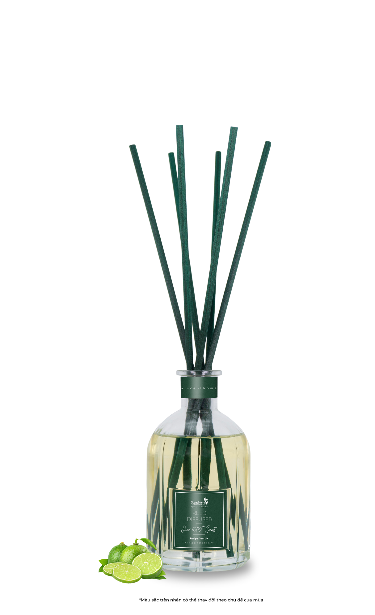 Que mây tán hương tự nhiên Lemon Grass