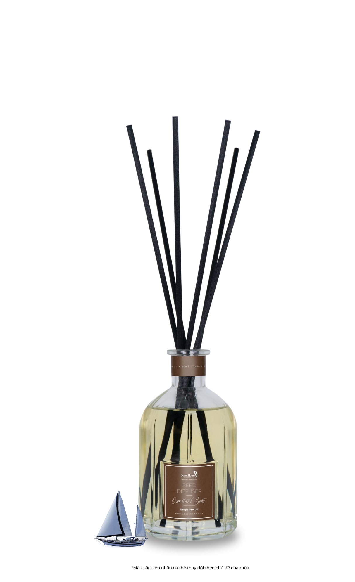 Que mây tán hương cánh buồm Platinum Sailing